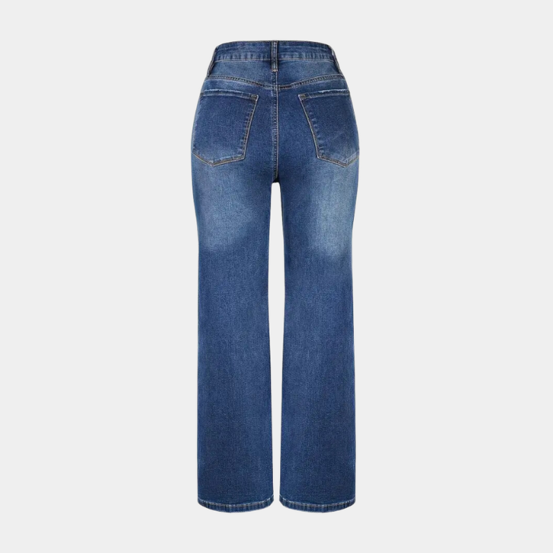 Levoire | Jeans Avec Jambe Large FR Femmes Haute Taille