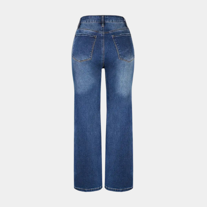 Levoire | Jeans Avec Jambe Large FR Femmes Haute Taille
