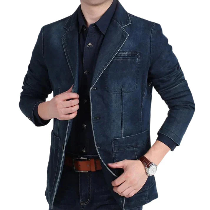Levoire | Blazer En Jean Élégant