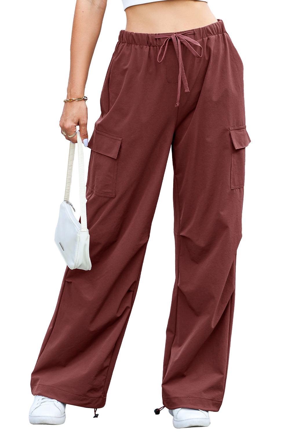 Levoire | Pantalons Cargo Rouges