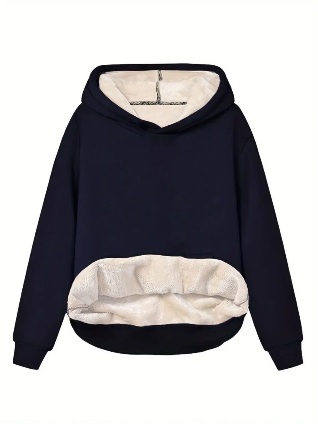 Levoire | Sweater À Capuche Unie Pour Femmes Avec Doublure En Polaire Merikulho