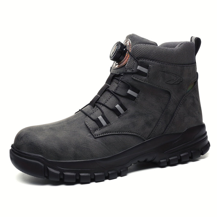 Levoire | Bottes De Sécurité Mi-Haute Durables Avec Fermeture Magnétique Tournante Pour Hommes liuskeyhiharmaa