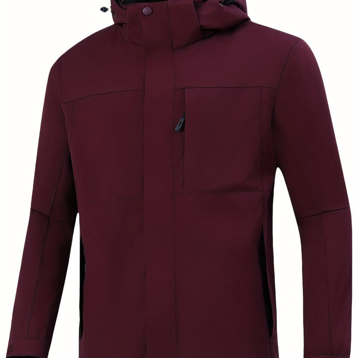 Levoire | Veste Imperméable Légère Pour Hommes Avec Capuche