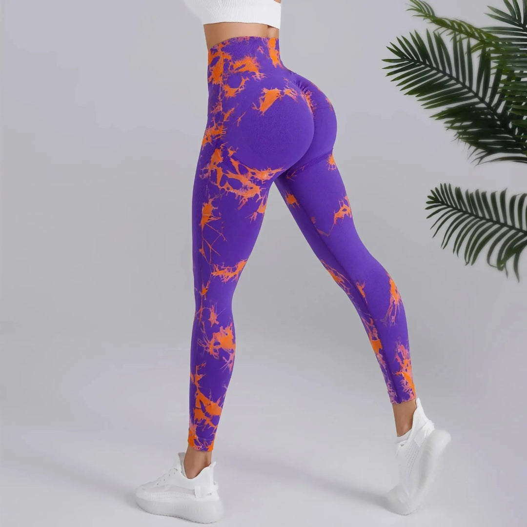 Levoire | Pantalons de fitness Orange Bleu