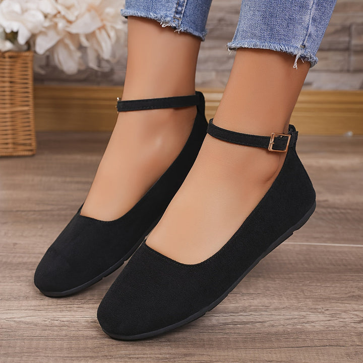 Levoire | Ballerines Classiques Unies Avec Sangle