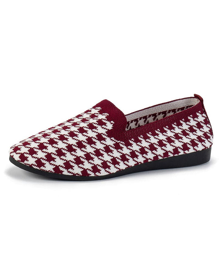 Levoire | Chaussures En Tissu Doux À Carreaux