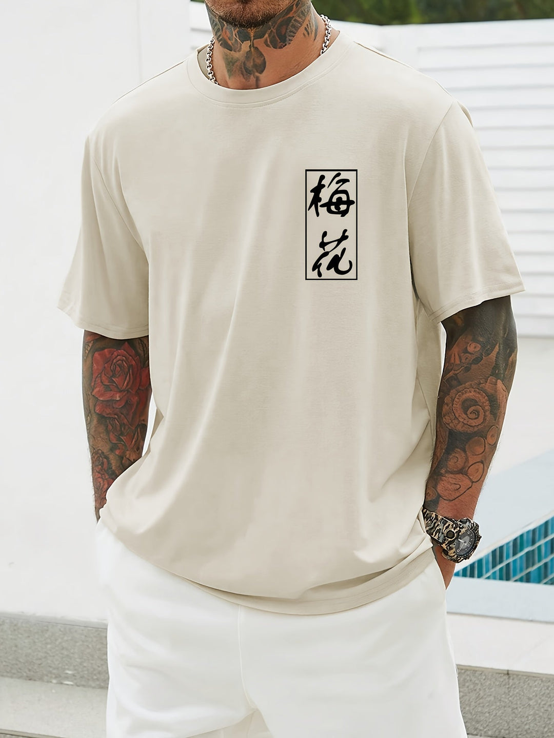 Levoire | T-Shirt En Coton Pour Homme Avec Impression Graphique