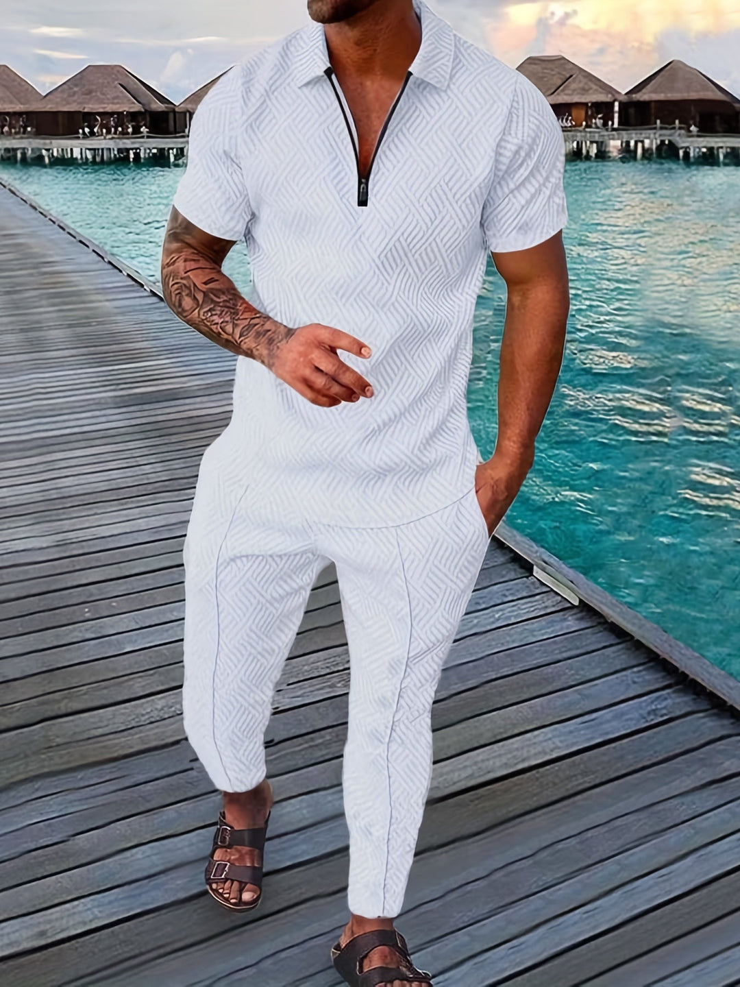 Levoire | Ensemble De Loisirs 2 Pièces Homme Avec Haut Et Pantalon