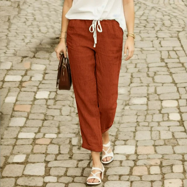 Levoire | Pantalon En Coton Avec Cordon De Serrage Rost