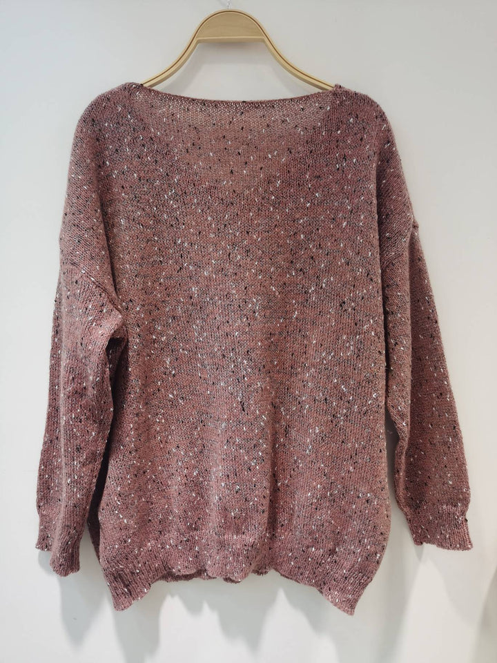 Levoire | Pull En Tricot En Fil Multicolore Rosa