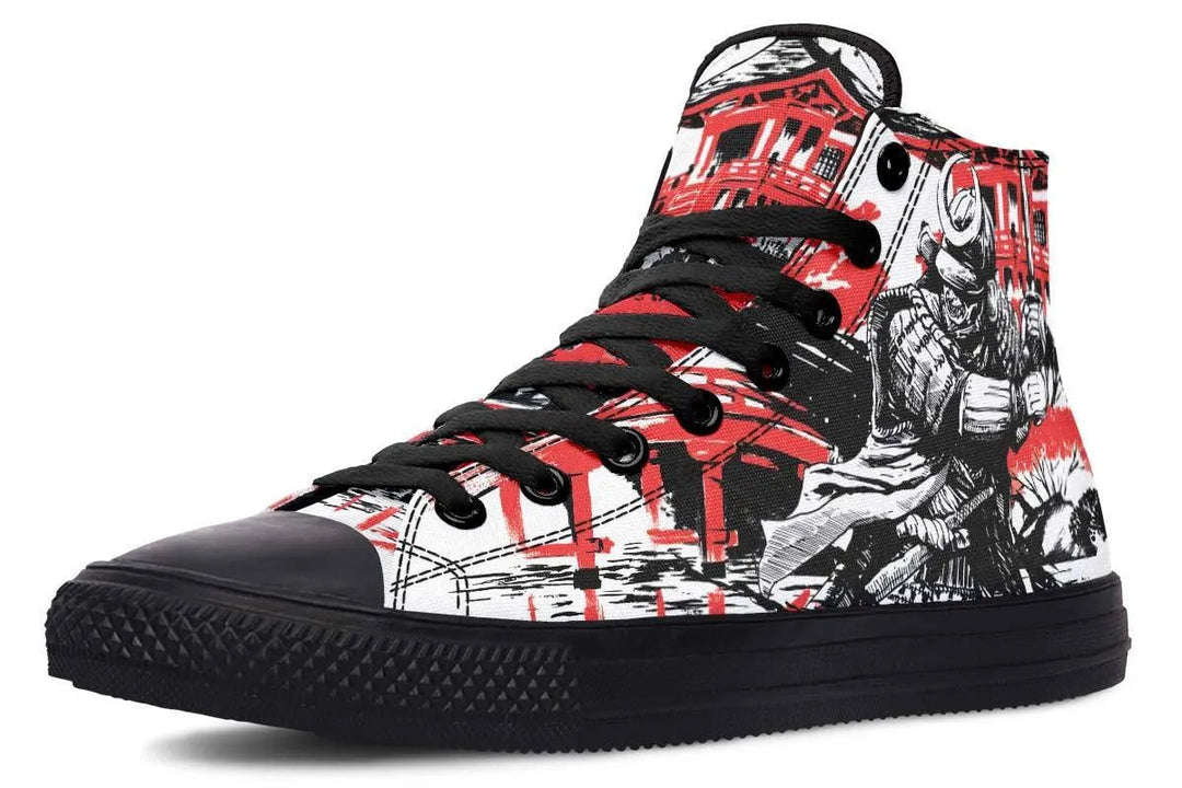 Levoire | Sneaker haute en toile imprimée – Style unique et confort garanti