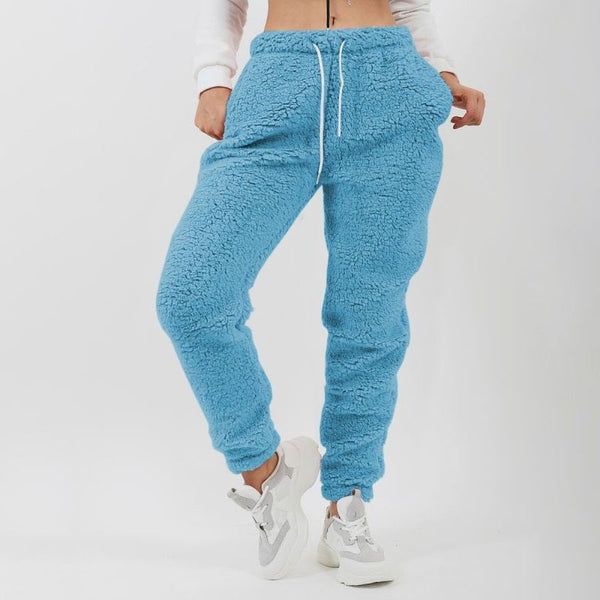 Levoire | Pantalon En Polaire Doux Et Confortable Bleu
