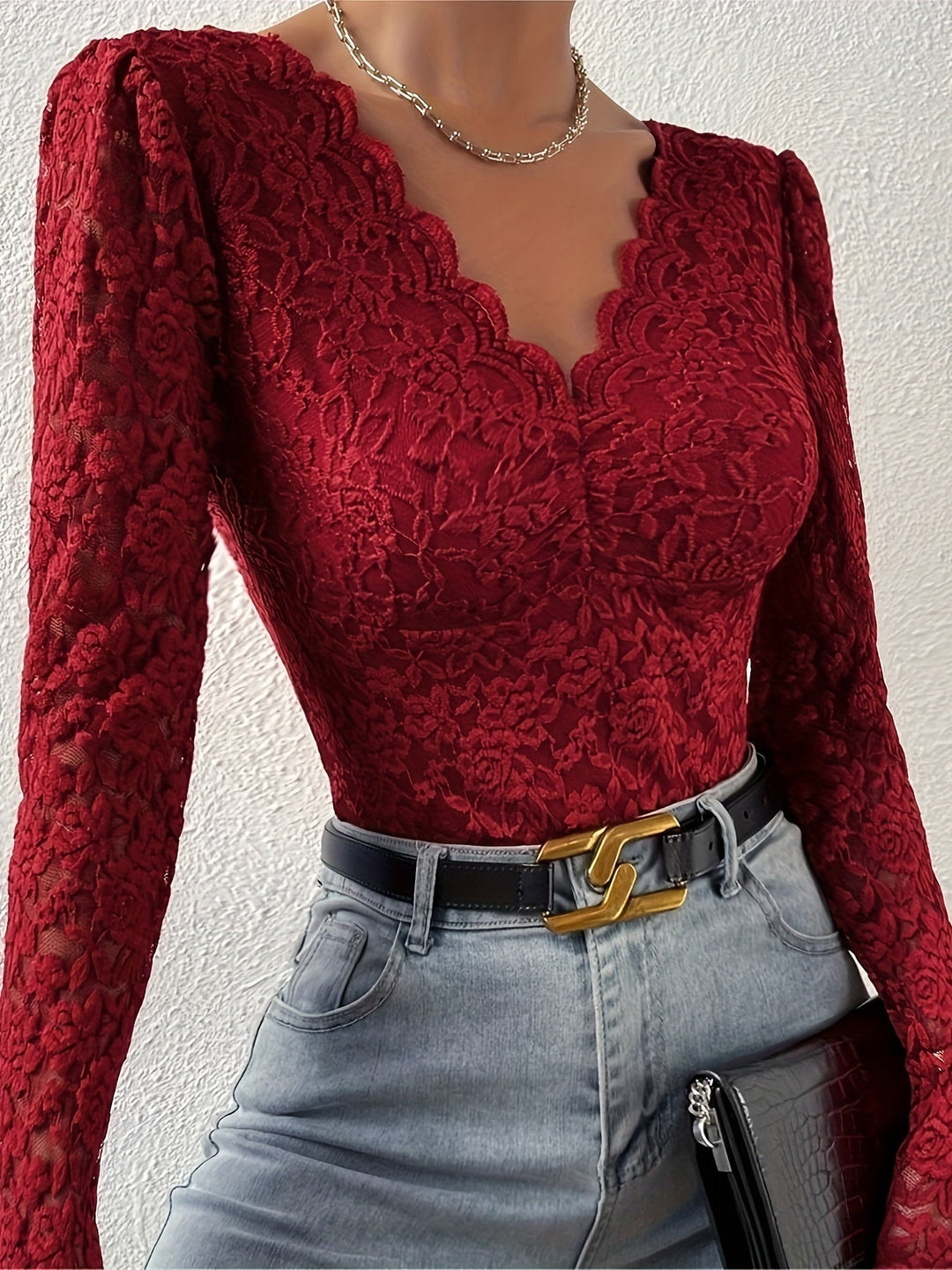 Levoire | Sexy Élégant Imprimé Bodysuit Avec Manches Longues Et Manches Longues