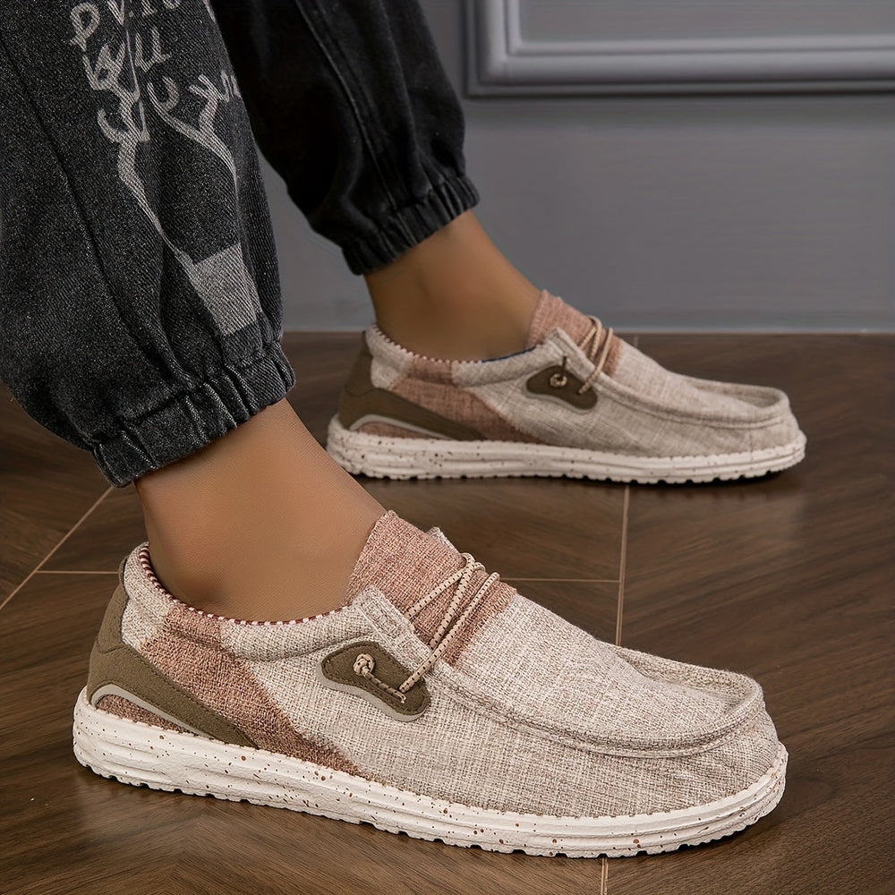 Levoire | Mocassins Pour Hommes Avec Lacets Décoratifs Beige
