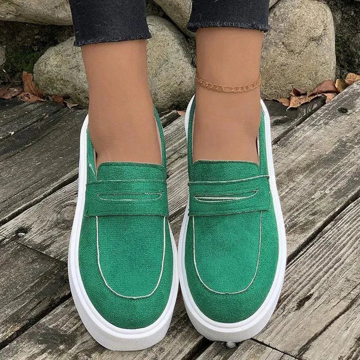 Levoire | Nouvelles mocassins avec platforme et bout rond