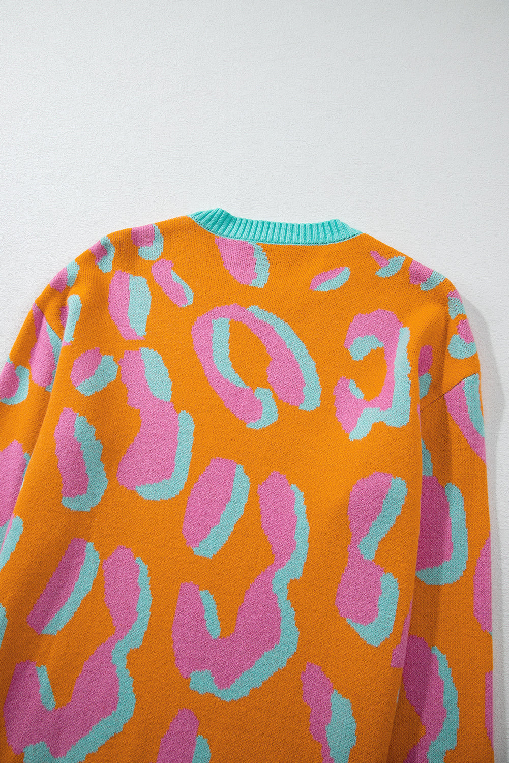 Levoire | Pull Colorblock À Motif Léopard Vivant Pour Femmes