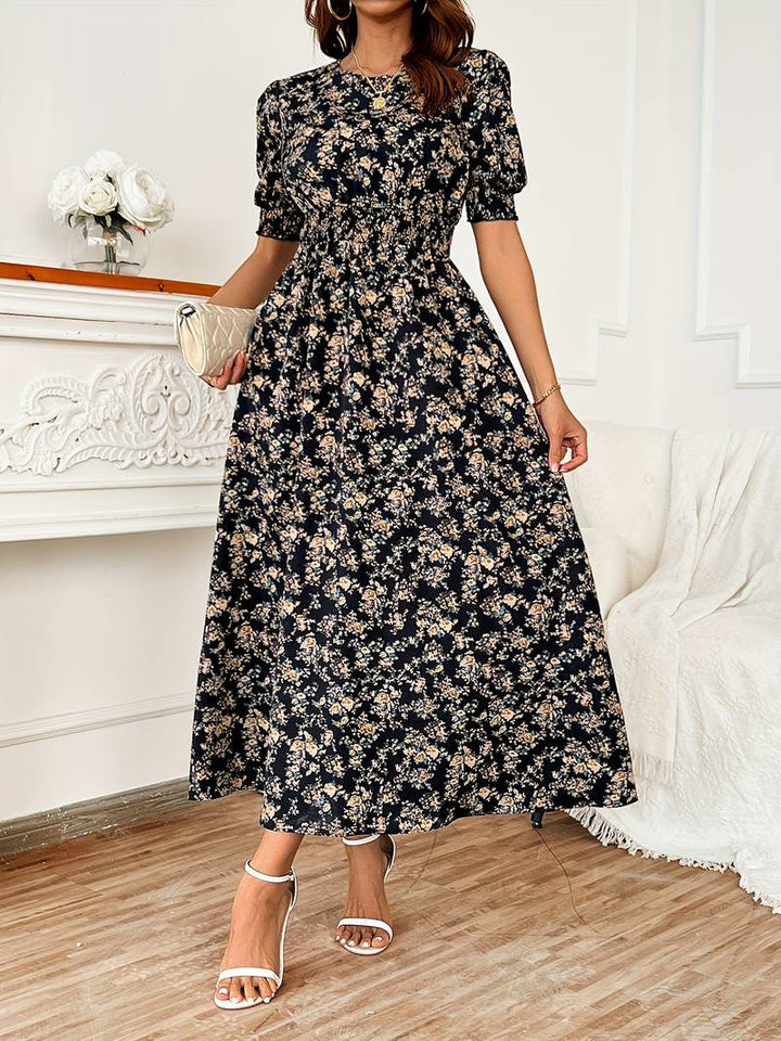 Levoire | Robe Col Rond Imprimé Floral Été