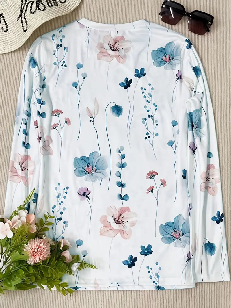 Levoire | T-Shirt À Manches Longues Avec Imprimé Floral