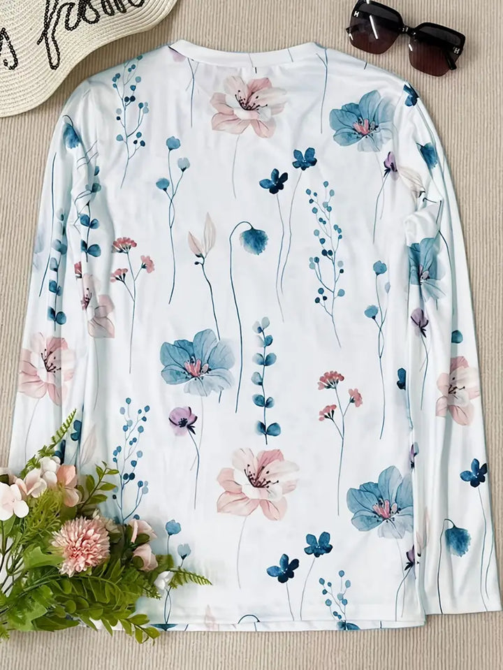 Levoire | T-Shirt À Manches Longues Avec Imprimé Floral