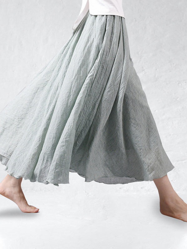 Levoire | Jupe Brillante - Mouvement Sans Effort Menthe