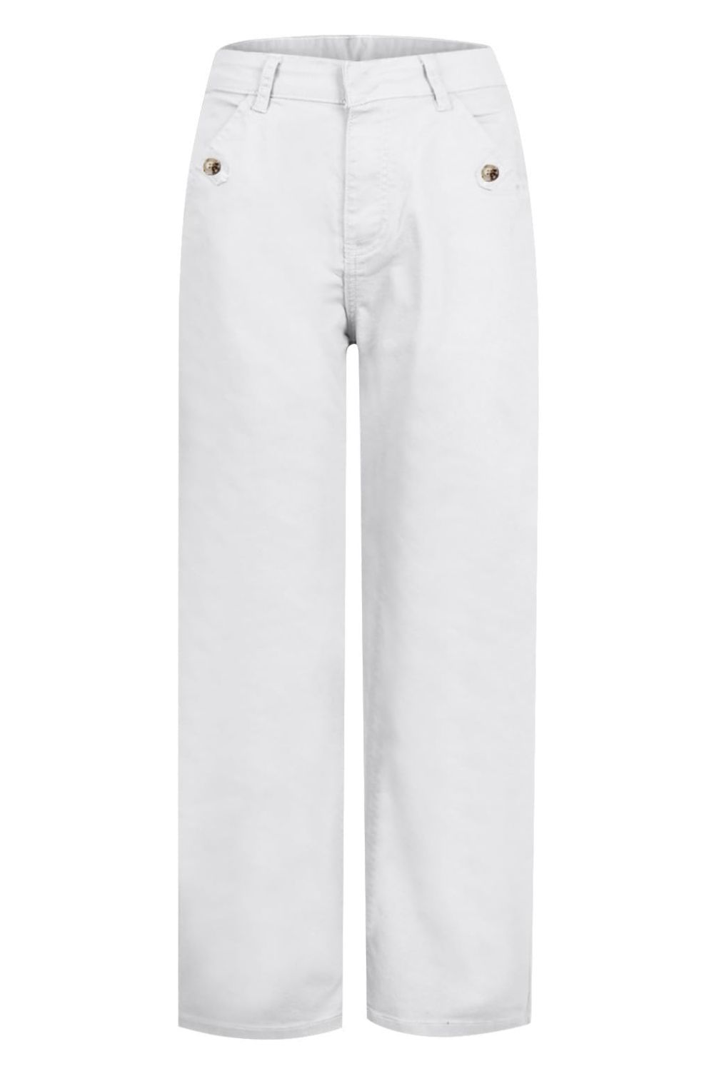 Levoire | Jean Taille Haute Avec Poches Classiques, Élégant Et Polyvalent