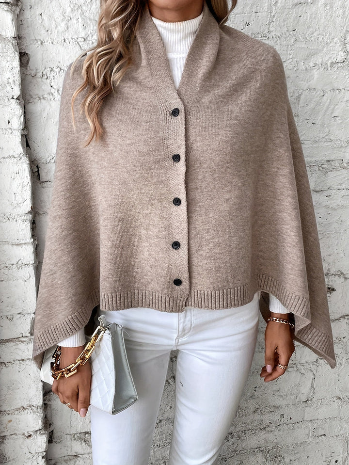 Levoire | Veste En Tricot Durable Avec Bouton À L'Avant