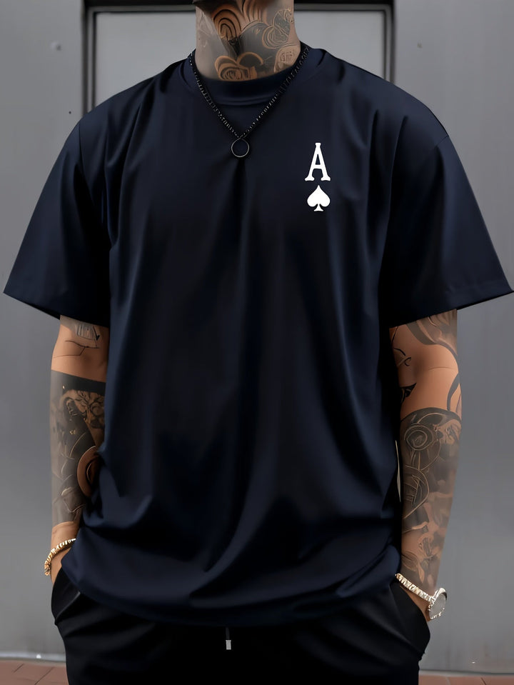 Levoire | Weinlese Ace Of Spades Impression T-Shirt D'Été