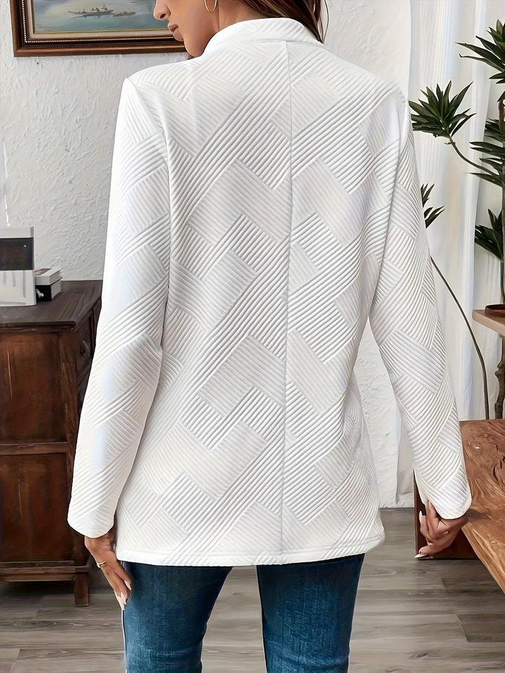 Levoire | Non Combiné Blazer Ouvert Texturé À Manches Longues