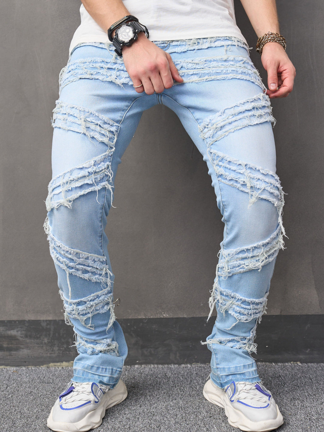 Levoire | Jean Bootcut Relaxant Avec Détail À Frange
