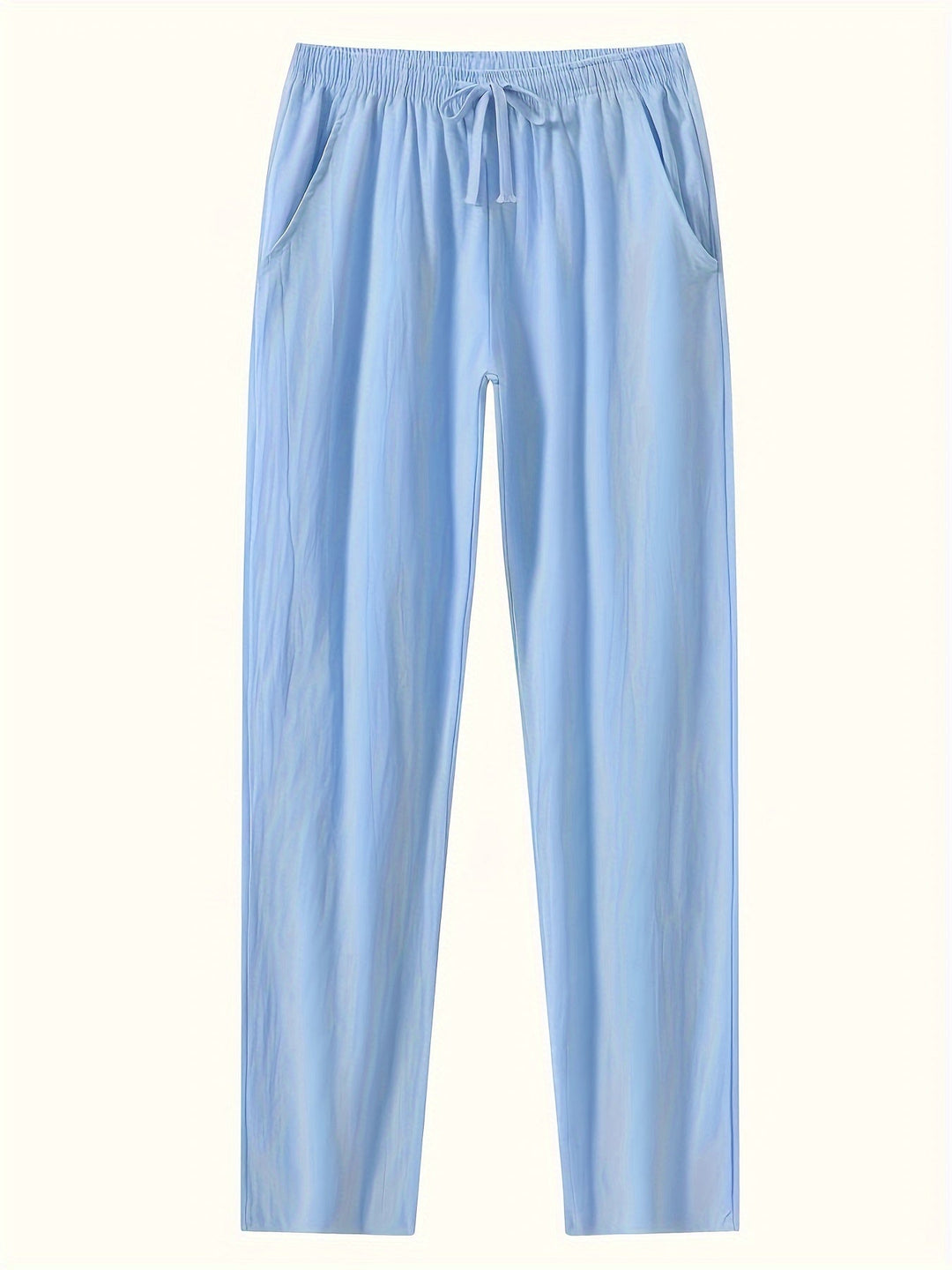 Levoire | Pantalon En Coton Respirant Pour Hommes Avec Cordon