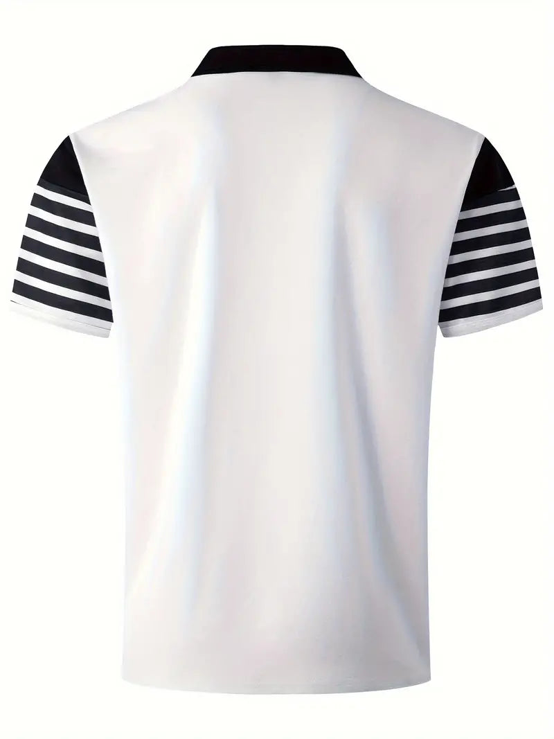 Levoire | Chemise Décontractée Rayée Manches Courtes