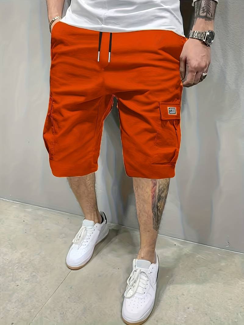 Levoire | Shorts Avec Graphique De Palmiers Orange rot