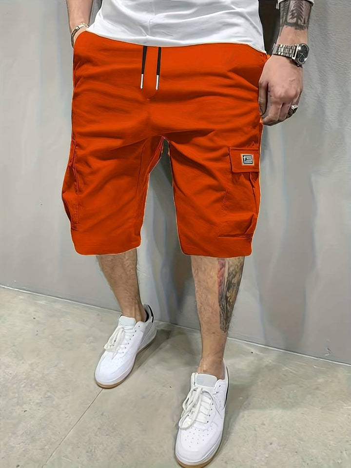 Levoire | Shorts Avec Graphique De Palmiers Orange rot