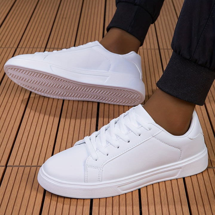 Levoire | Baskets De Skate Blanches À Semelle Basse