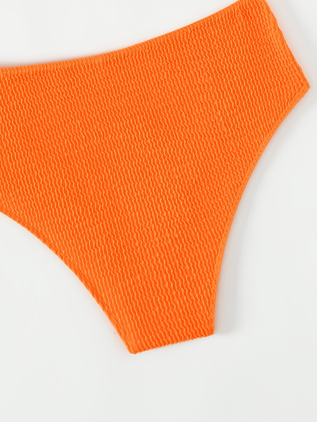 Levoire | Bikinis Rouges À Volants Taille Haute