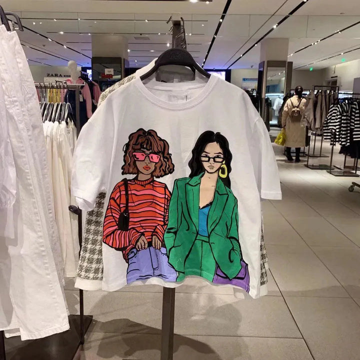 Levoire | t-shirt imprimé à manches courtes pour femmes Image 10