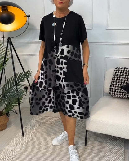 Levoire | Robe longue à manches courtes