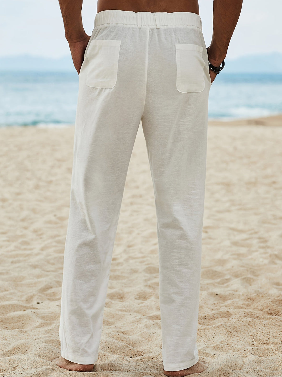 Levoire | Pantalons Cargo Doux En Mélange De Coton Et Lin