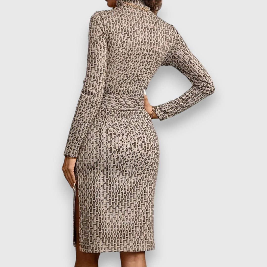 Levoire | Robe Midi Avec Motif