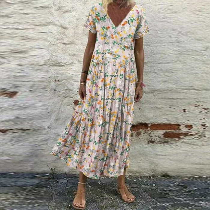 Levoire | Robe Fleurie Avec Une Ambiance Estivale Rosa