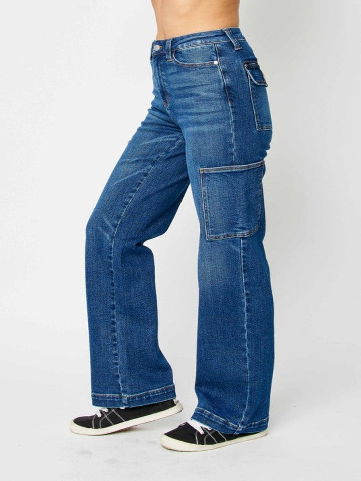 Levoire | Judy Blue Taille Haute Cargo Jeans