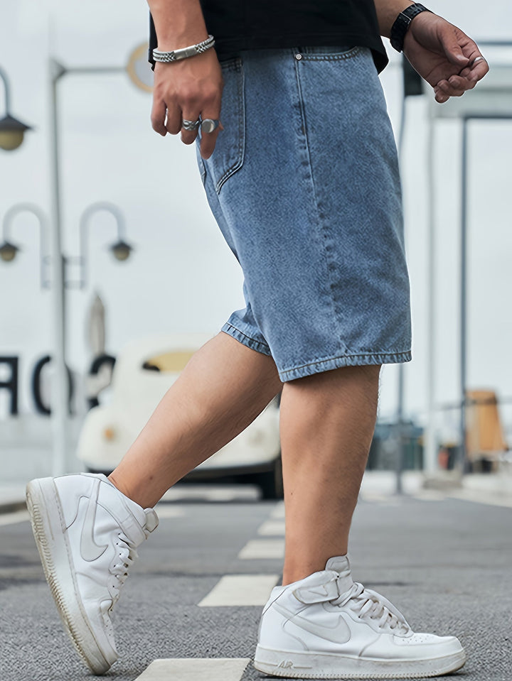 Levoire | Classiques Pantalons En Denim Pour Hommes À Mi-Cuisse