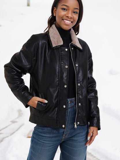 Levoire | Veste À Manches Longues Avec Doublure En Polaire Et Poches