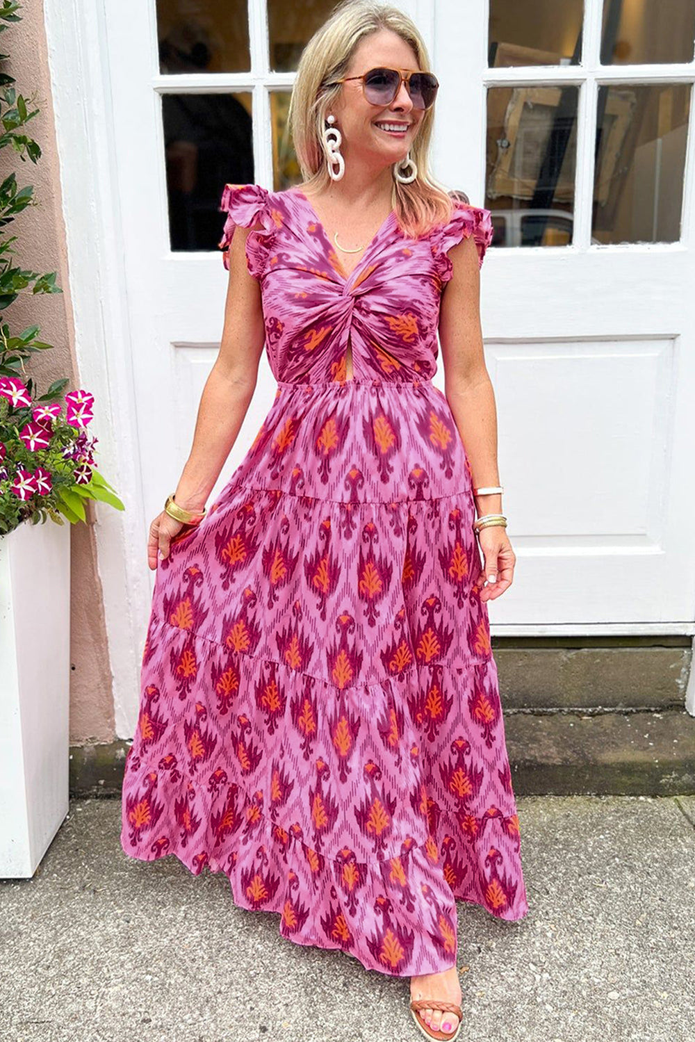 Levoire | Robe Maxi Avec Volants