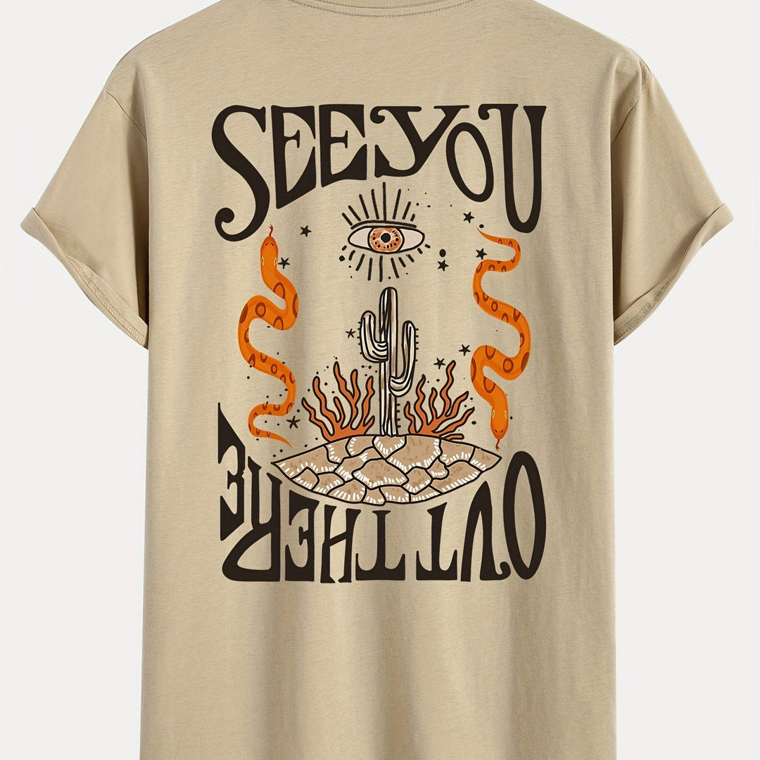 Levoire | T-Shirt Homme Avec Impression Cactus