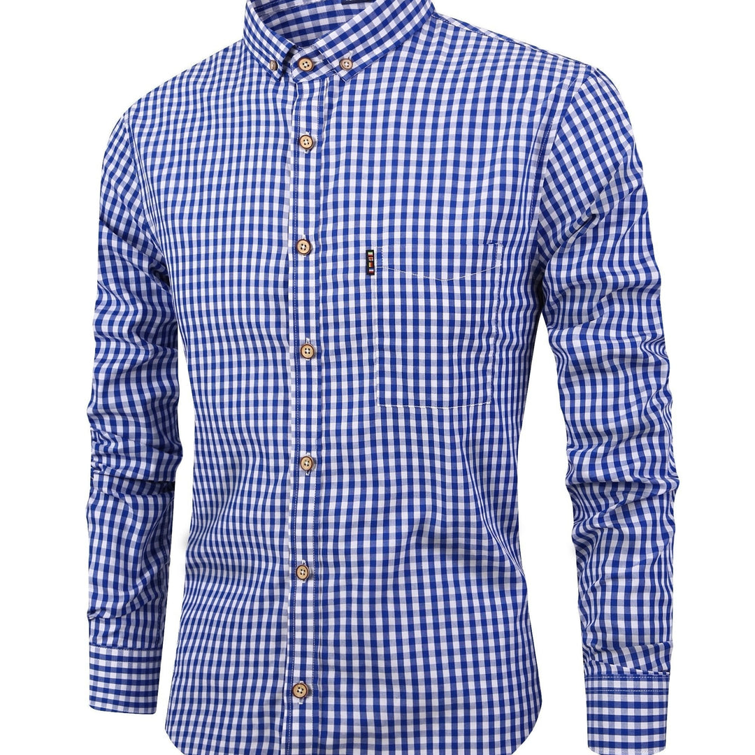Levoire | Chemise À Carreaux Élégante Pour Hommes Kanavalla