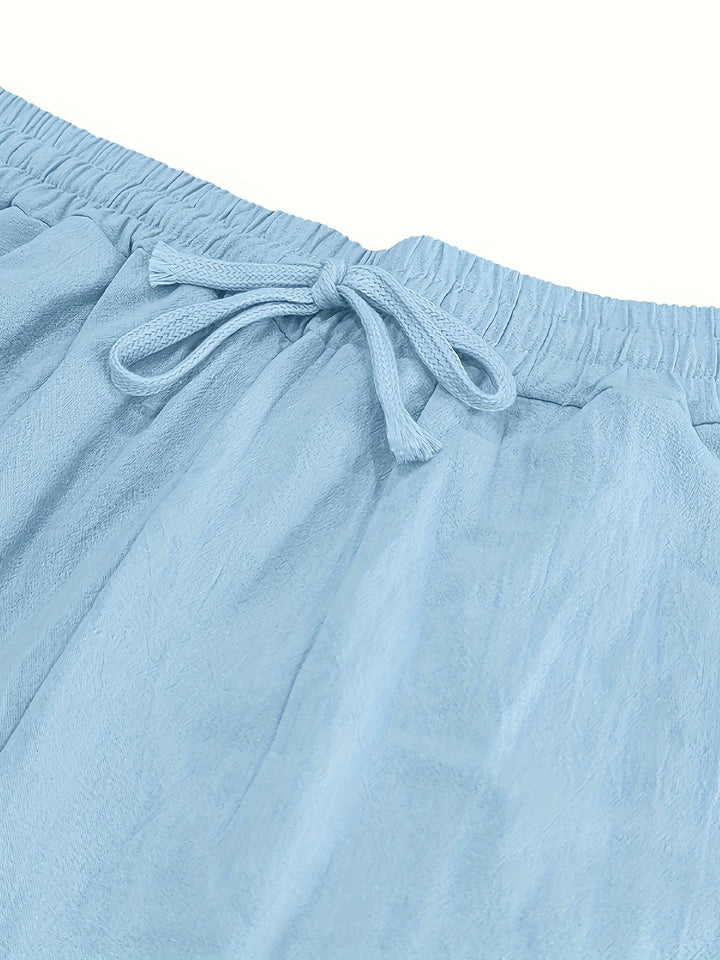 Levoire | Pantalon De Plage Pour Hommes En Coton Avec Cordons