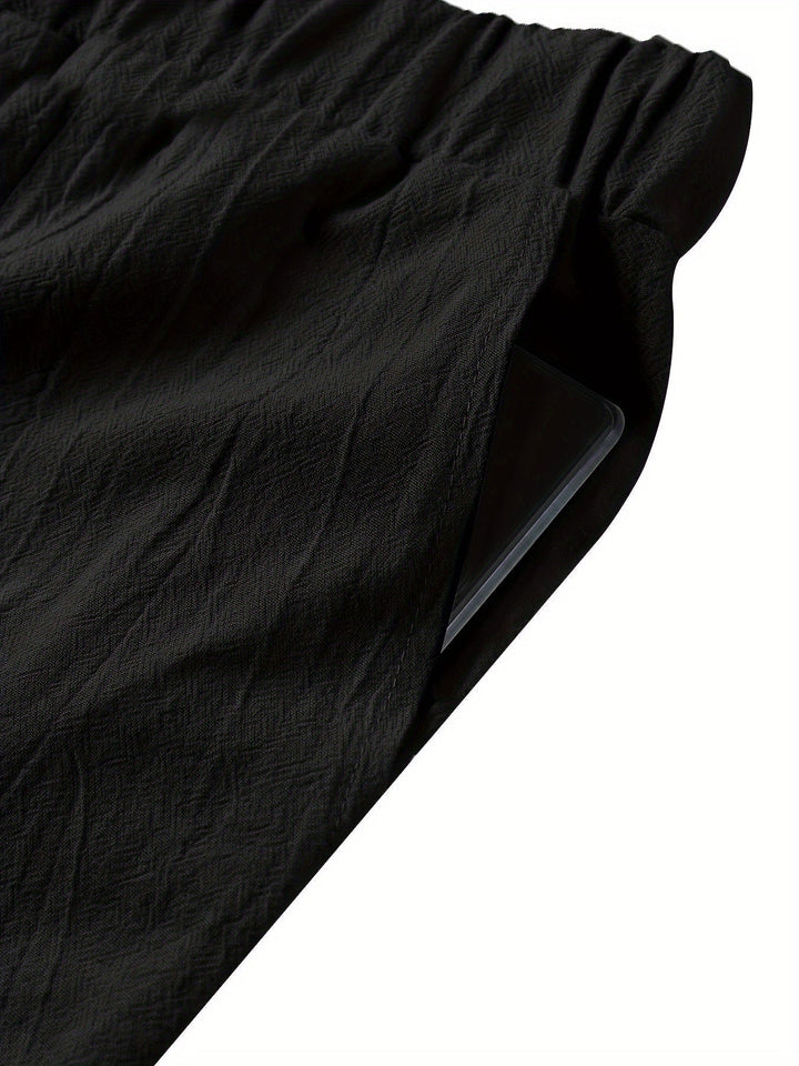 Levoire | Pantalons D'Été Légers Décontractés Avec Cordon De Serrage Et Ceinture Élastique