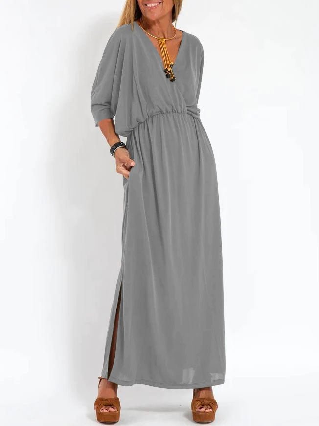 Levoire | Robe Longue D'Été Gris clair