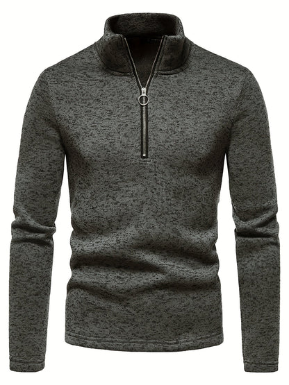 Levoire | Costumes En Tricot Pour Hommes Avec Zip À Mi-Hauteur Et Col Montant